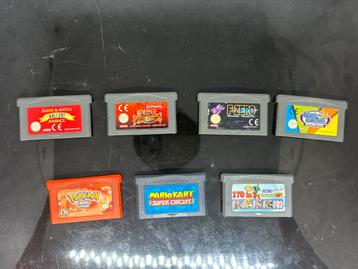 7 Gameboy advance Games beschikbaar voor biedingen