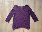 Opus mooie auberginepaarse top met 3/4 mouw maat 40, Maat 38/40 (M), Paars, Ophalen of Verzenden, Korte mouw