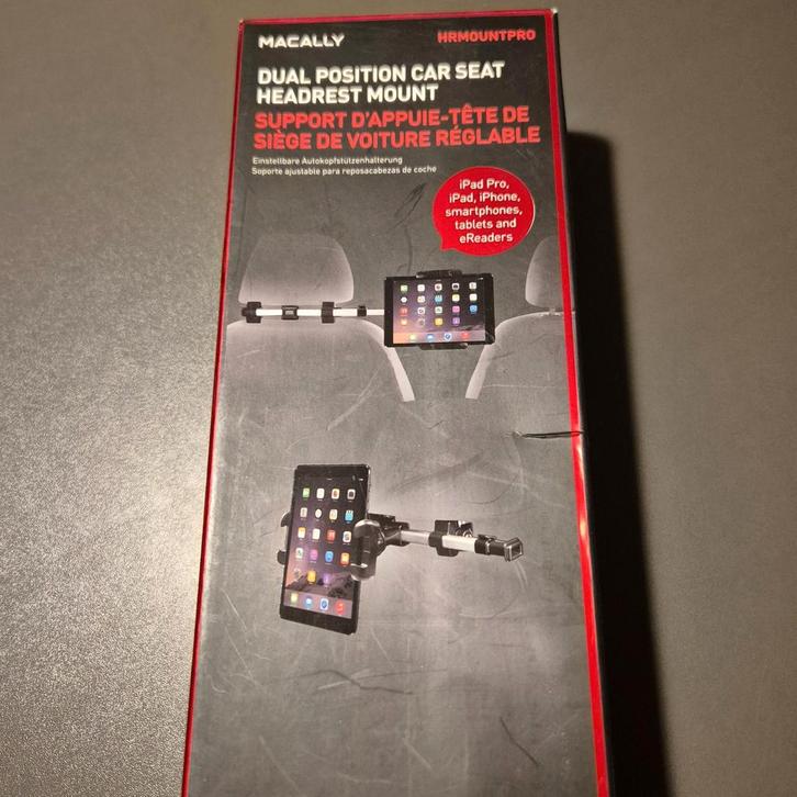 Macally HRMOUNTPRO tablet houder auto, Auto diversen, Auto-accessoires, Nieuw, Ophalen of Verzenden