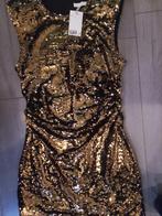 Gouden pailletten jurk maat S nieuw met prijskaartje, Kleding | Dames, Jurken, Ophalen, H&M, Overige kleuren, Nieuw