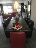 Eettafel met 8 stoelen, Huis en Inrichting, Complete eetkamers, Ophalen, Zo goed als nieuw, Tijdloos, 8 stoelen of meer