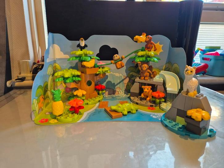 LEGO DUPLO Wilde dieren van Zuid-Amerika - 10973, Kinderen en Baby's, Speelgoed | Duplo en Lego, Zo goed als nieuw, Duplo, Complete set