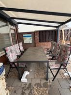 Tuinset, Ophalen, 6 zitplaatsen, Aluminium, Zo goed als nieuw