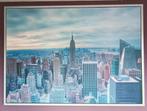 Skyline New York op canvas met aluminium lijst, Huis en Inrichting, Woonaccessoires | Schilderijen, Tekeningen en Foto's, Zo goed als nieuw