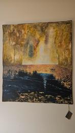 Olieverf op houten paneel, Gaby Marcus, Antiek en Kunst, Kunst | Schilderijen | Abstract, Ophalen of Verzenden