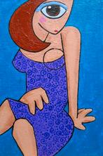 "Fotomodel" Schilderij, Verzenden