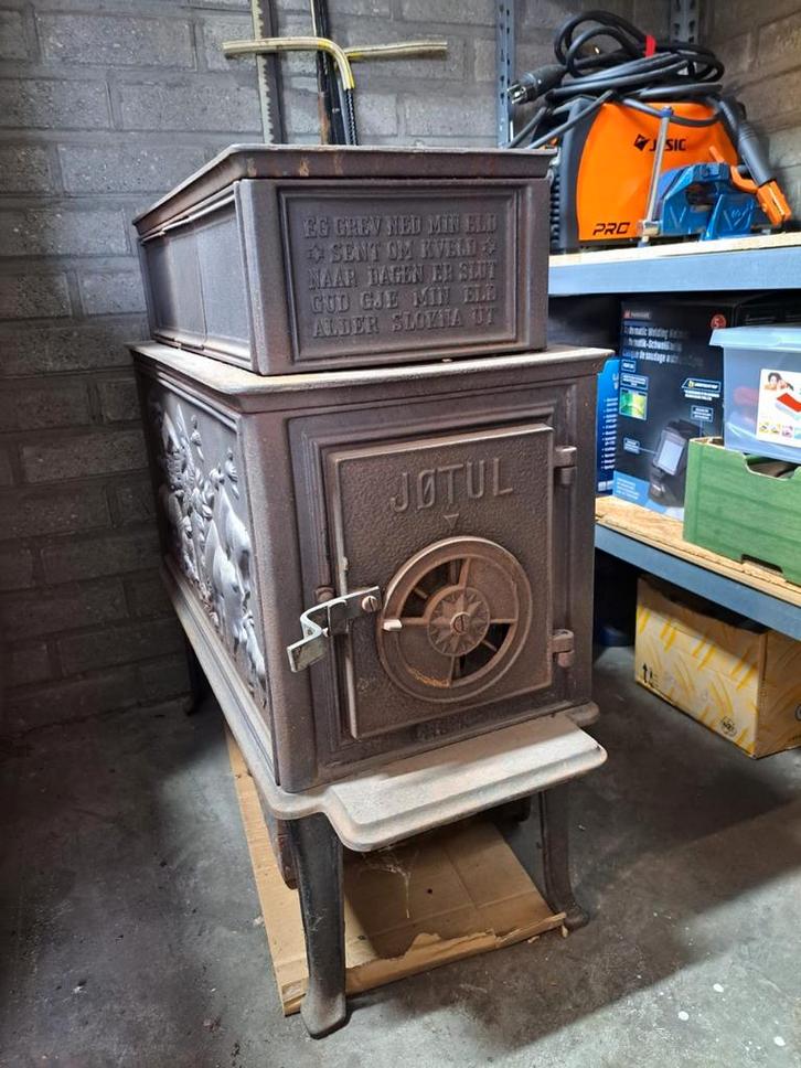 Noorse Jotul houtkachel, Huis en Inrichting, Kachels, Gebruikt, Houtkachel, Hout, Ophalen