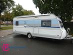 Wilk Blue star 560 HTD + Mover+Airco, Caravans en Kamperen, Caravans, 7 tot 8 meter, Bedrijf, Schokbreker, 1250 - 1500 kg