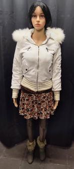 damesjas, Kleding | Dames, Jassen | Winter, Wit, Maat 42/44 (L), Ophalen of Verzenden, Geen merk