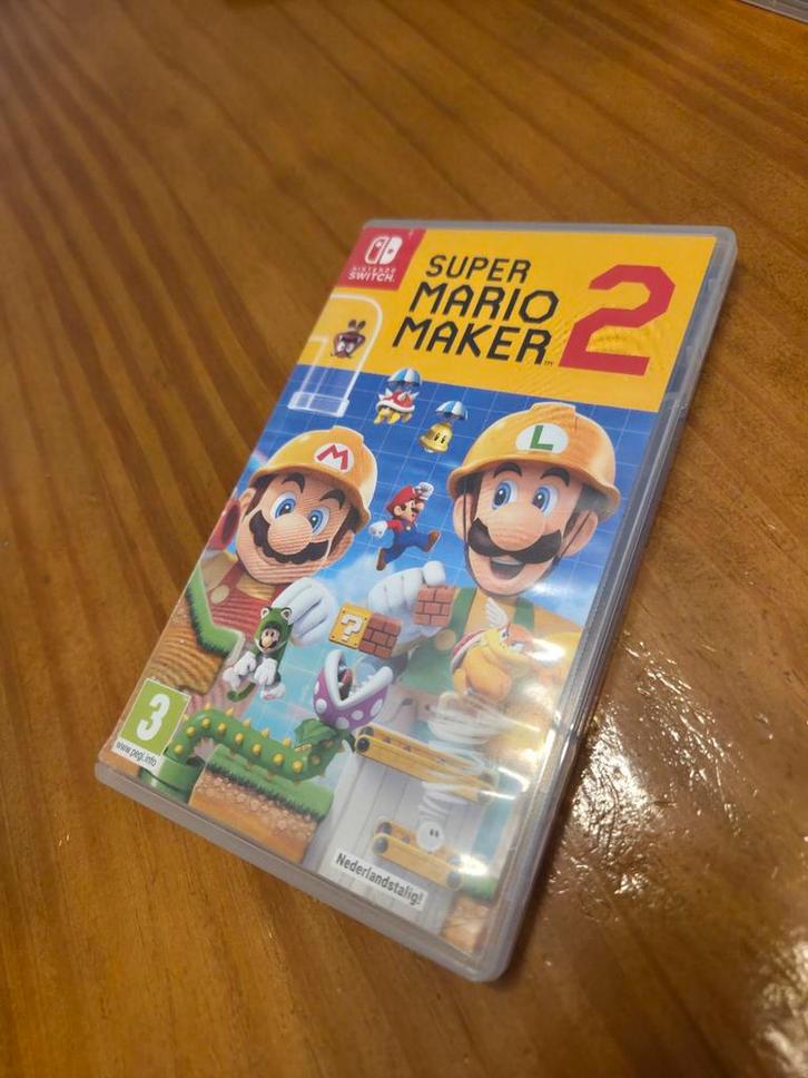 Super Mario Maker 2 - Nintendo Switch, Spelcomputers en Games, Games | Nintendo Switch, Zo goed als nieuw, Platform, 3 spelers of meer