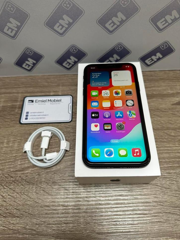 iPhone XR - 64GB / batterij 100% / garantie, Telecommunicatie, Mobiele telefoons | Apple iPhone, Zo goed als nieuw, 64 GB, Zonder abonnement