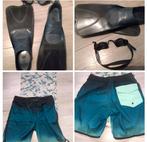 ZWEM DUIK SNORKET SET - Vinnen, Bril, Broek, handdoek, Ophalen of Verzenden, Gebruikt