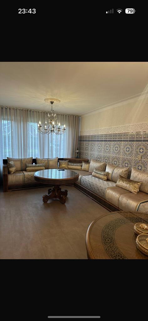 Marokaanse arabische banken/ seddari, Huis en Inrichting, Banken | Complete zithoeken, Zo goed als nieuw, Hout, Ophalen of Verzenden