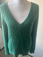 Chaps, 100% katoen, groene kabel trui maat 40, Kleding | Dames, Maat 38/40 (M), Ophalen of Verzenden, Groen, Chaps