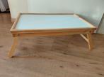 Houten bed/bank tafeltje., Ophalen, Zo goed als nieuw, Hout