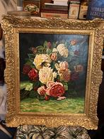 Klassiek bloemenschilderij, gesigneerd, Ophalen of Verzenden