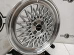 Borbet B silver lichtmetaal velgen 17"inch 4x100
