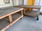 Werktafel verrijdbaar, Ophalen, Gebruikt