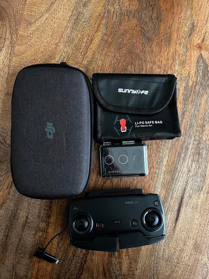 DJI Mavic Air drone incl twee accu’s en ND filters, Audio, Tv en Foto, Drones, Zo goed als nieuw, Ophalen of Verzenden