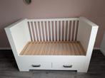 Kidsmill Brent ledikant Met Lade Wit 70 x 140 cm icl matras, Ophalen, Gebruikt, 70 tot 85 cm, 140 tot 160 cm