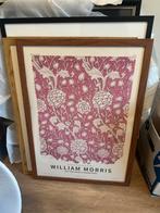 William Morris Poster met Lijst, Huis en Inrichting, Ophalen of Verzenden, Zo goed als nieuw, Hout, Minder dan 50 cm
