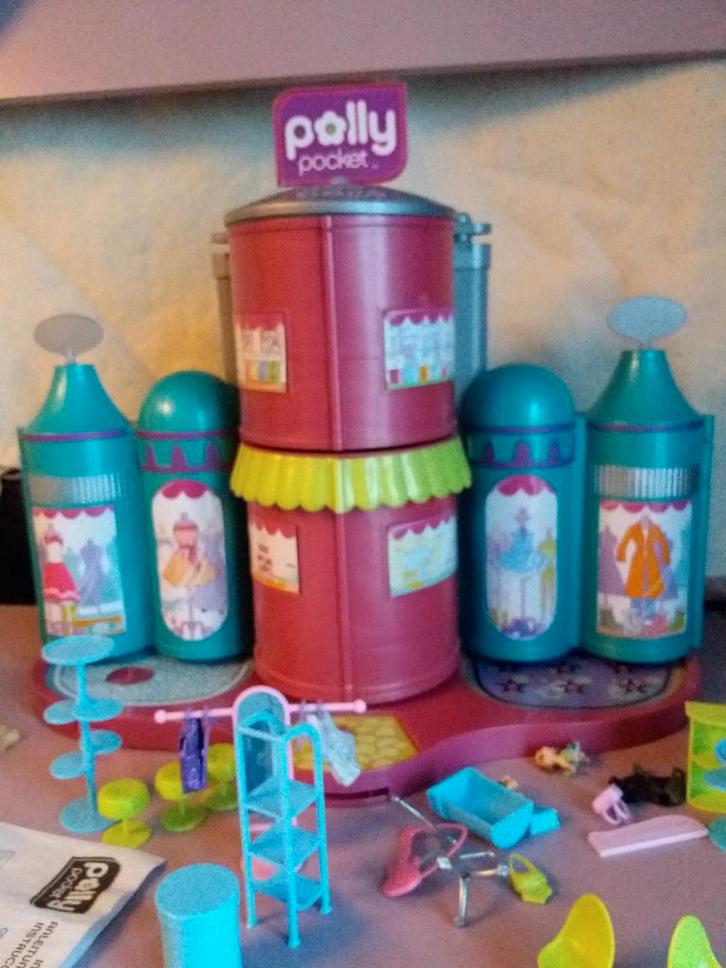 Polly pockets, Kinderen en Baby's, Speelgoed | Poppenhuizen, Zo goed als nieuw, Toebehoren, Ophalen
