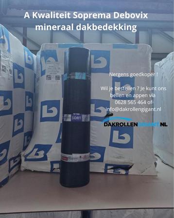 A Kwaliteit Soprema Debovix dakbedekking € 5,- pm beschikbaar voor biedingen