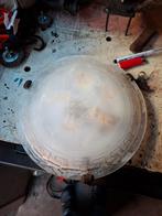 Plafondlamp, Huis en Inrichting, Lampen | Plafondlampen, Ophalen of Verzenden, Gebruikt, Glas