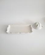 Izgs setje van 2 brocante servies puddingvorm schaaltje, Ophalen of Verzenden