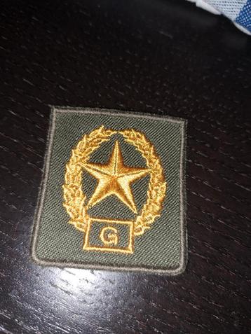 Leger Badge - Groen met Goudopdruk - Nieuwstaat beschikbaar voor biedingen