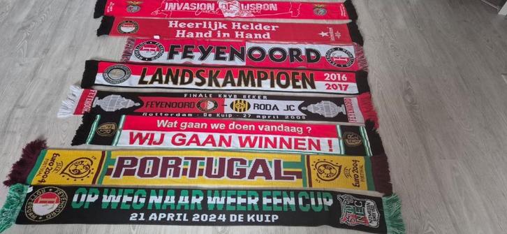 Feyenoord voetbal sjaals, Verzamelen, Sportartikelen en Voetbal, Zo goed als nieuw, Vaantje of Sjaal, Feyenoord, Ophalen of Verzenden
