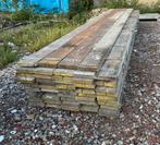 Steigerplanken 5m1 - Circa 49 stuks, Ophalen, Gebruikt, 25 tot 50 mm, Plank