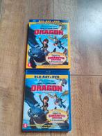 Blu-ray + dvd how to train your dragon met sleeve, Cd's en Dvd's, Ophalen of Verzenden, Zo goed als nieuw, Tekenfilms en Animatie