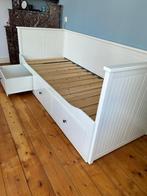 Bed wit, Ophalen, Wit, Tweepersoons, 140 cm