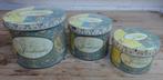 SALE 3 Brocante zinken blikken , Flore des Jardinier , Huis en Inrichting, Ophalen of Verzenden, Gebruikt