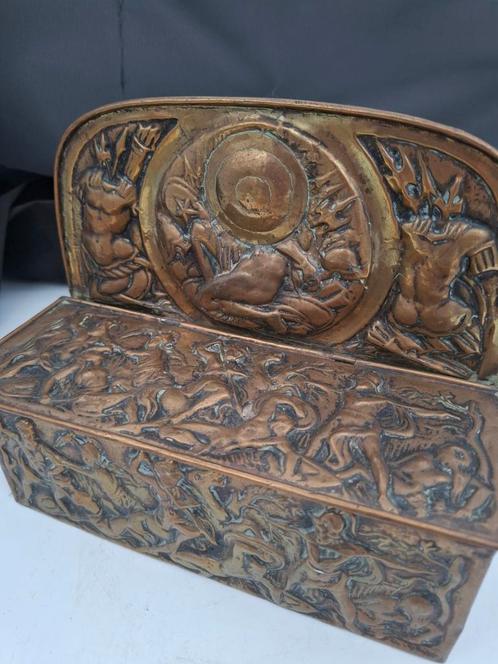 Antieke koperen/ brons uniek bewaar item, Antiek en Kunst, Antiek | Koper en Brons, Ophalen of Verzenden