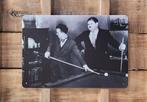 Laurel and Hardy pool reclamebord van metaal wandbord deco, Info@deconoord.nl, Deco Noord, Nieuw, Ophalen of Verzenden