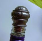 Tinnen (Pewter) flessenstop op gedeeltelijk gebroken kurk, Antiek en Kunst, Curiosa en Brocante, Verzenden