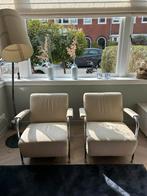 2 leren Leolux Scylla Fauteuils, Huis en Inrichting, Fauteuils, Ophalen, Gebruikt, 50 tot 75 cm, Leer