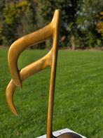 MUZIEKNOOT / Bronzen beeld op marmeren voet, Ophalen of Verzenden