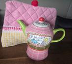 Blond Amsterdam theepot met theemuts, Huis en Inrichting, Keuken | Servies, Gebruikt, Keramiek, Overige typen, Ophalen of Verzenden