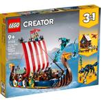 LEGO 31132 CREATOR 3-IN-1- Vikingschip en de Midgaardslang, Ophalen of Verzenden, Nieuw, Complete set, Lego