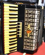 Accordeon Barcarole Magister, Muziek en Instrumenten, Accordeons, Gebruikt, 80-bas, Met koffer, Ophalen