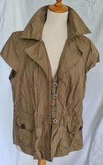 Nette bloes/vest, bruin, mt 48, Verzenden, Gedragen, Maat 46/48 (XL) of groter, Bruin