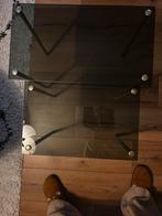 Glazen bijzettafeltjes, Antiek en Kunst, Ophalen, Rechthoekig, Minder dan 50 cm