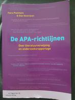 Petra Poelmans - De APA-richtlijnen, Ophalen of Verzenden, Zo goed als nieuw, Petra Poelmans; Olav Severijnen