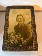 Oude blikken doos jaren '40.DBF (De Beukelaer Frères) België, Verzamelen, Ophalen of Verzenden