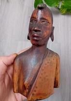 Handgesneden houten sculptuur Afrikaanse kunst, Antiek en Kunst, Kunst | Beelden en Houtsnijwerken, Ophalen of Verzenden