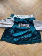 Vintage Reebok Philadelphia Eagles NFL jas L | Satin Bomber, Ophalen of Verzenden, Zo goed als nieuw, Groen