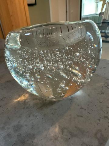 Waxinelicht-Houder Kristal Bubbel Zweden Orrefors Kosta Boda beschikbaar voor biedingen